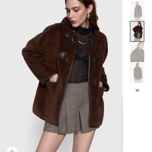 Rebecca Minkoff Dark Brown Teddy Jacket